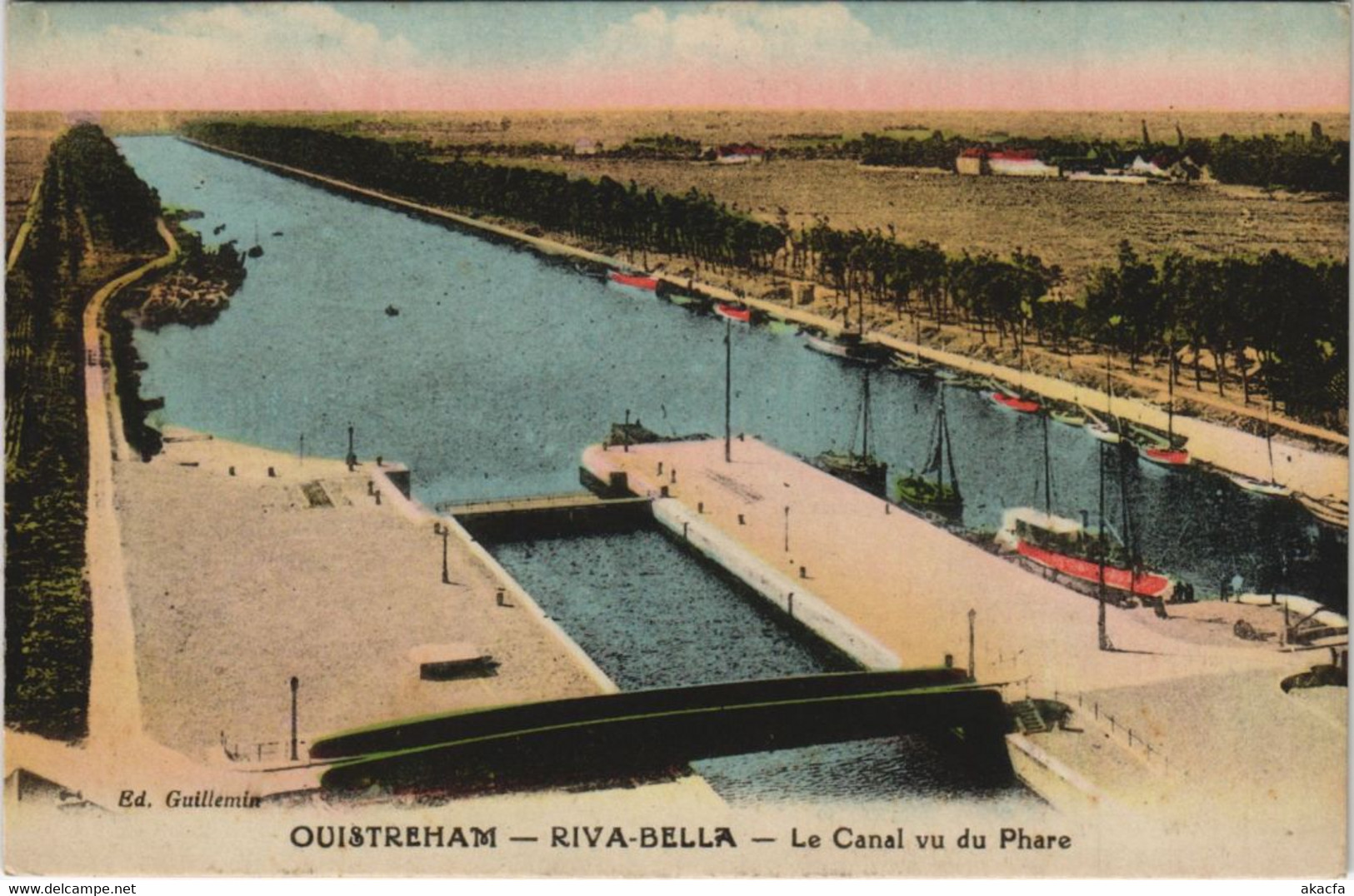 CPA OUISTREHAM RIVA-BELLA - Le Canal Vu Du Phare (1228916) - Ouistreham