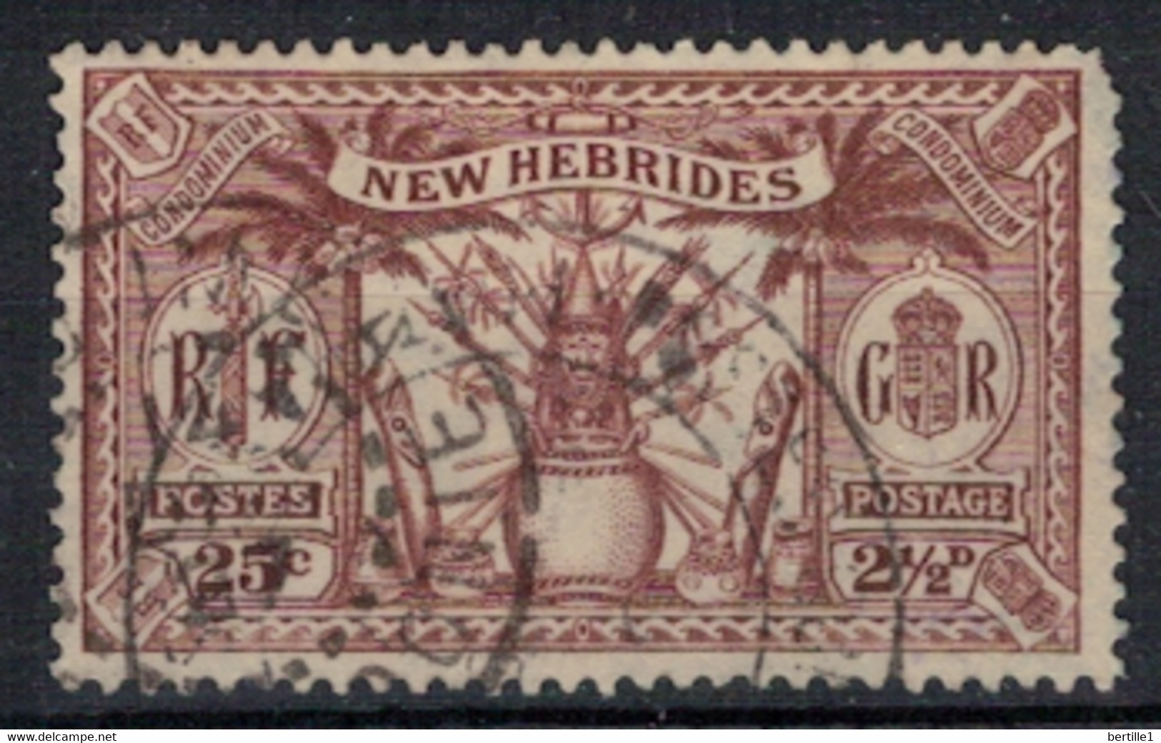 NOUVELLES HEBRIDES           N°     YVERT  94 OBLITERE       ( Ob  10/03 ) - Used Stamps