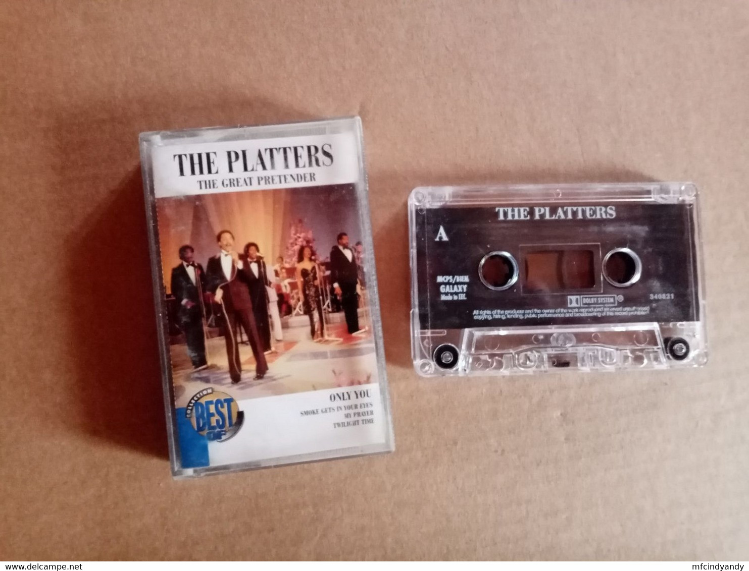 Cassette Audio - The Platters - The Great Pretender - Casetes