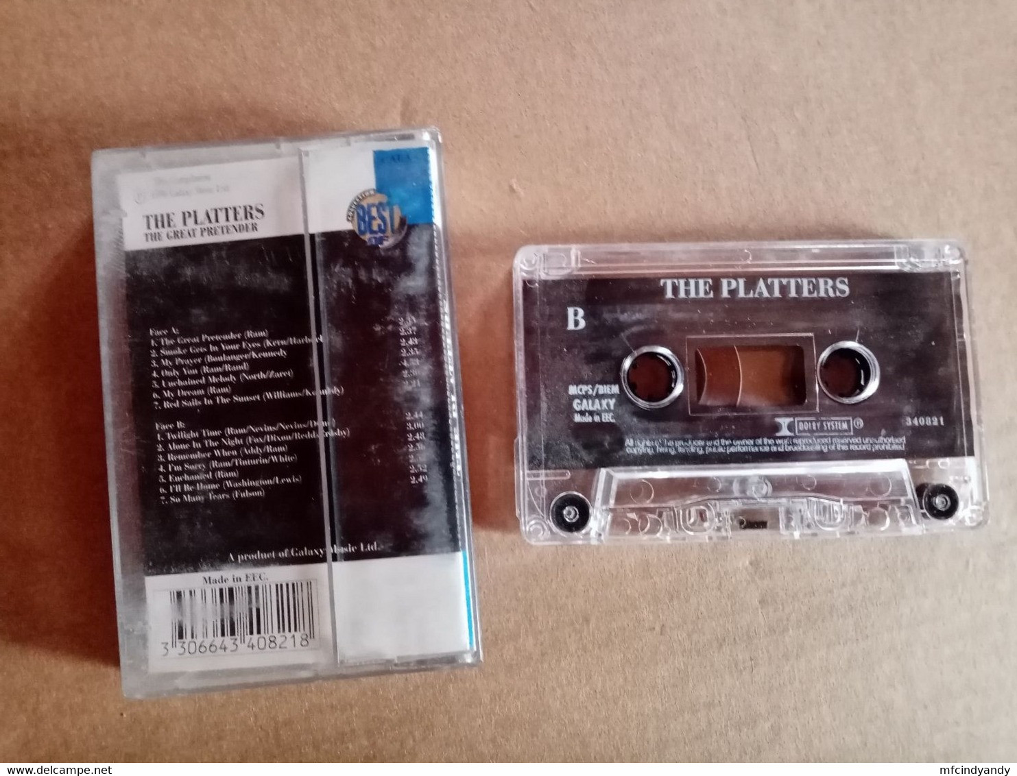 Cassette Audio - The Platters - The Great Pretender - Casetes