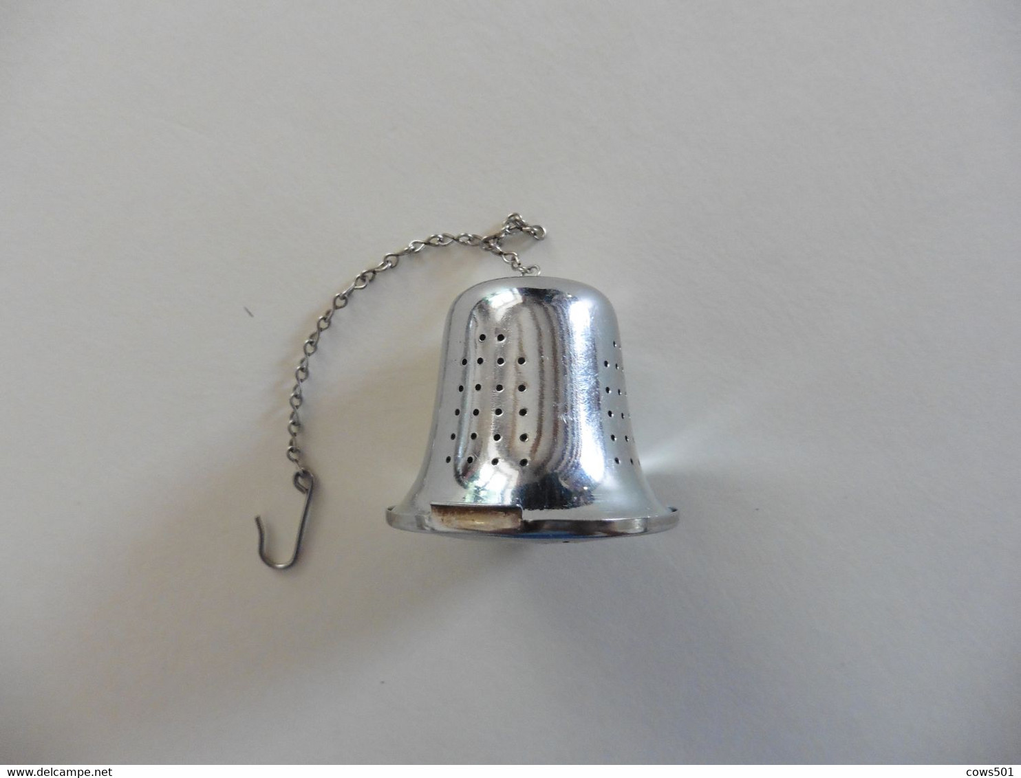 Art & Antiquités > Cloche  Inox  Pour Thé  Pour Collectionneurs - Bells