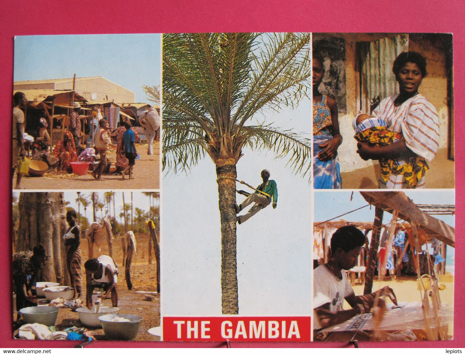 Visuel Pas Très Courant - Gambie - Gambia - Scenes From Local Life - R/verso - Gambia