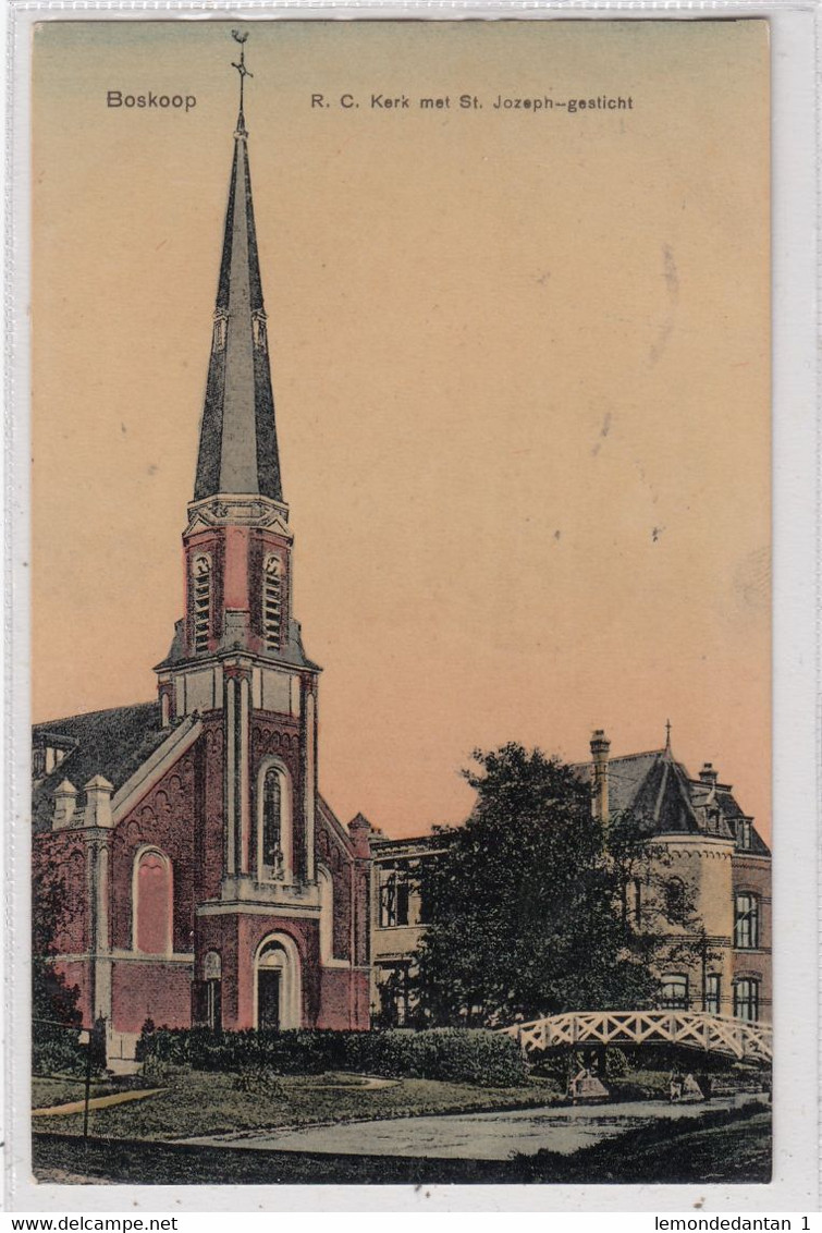 Boskoop. R.C. Kerk Met St. Jozef-gesticht. - Boskoop