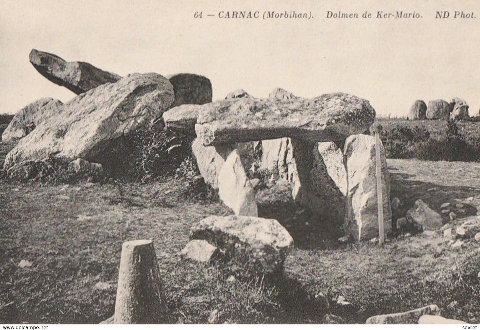 CARNAC. - Dolmen De Ker-Mario - Dolmen & Menhirs