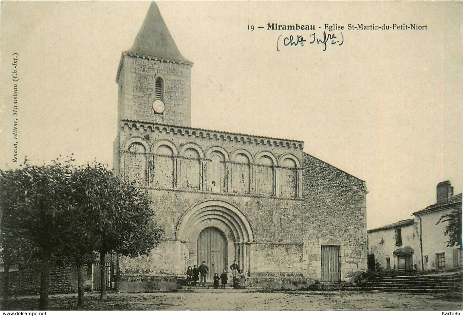 Mirambeau * Place De L'église St Martin Du Petit Niort - Mirambeau