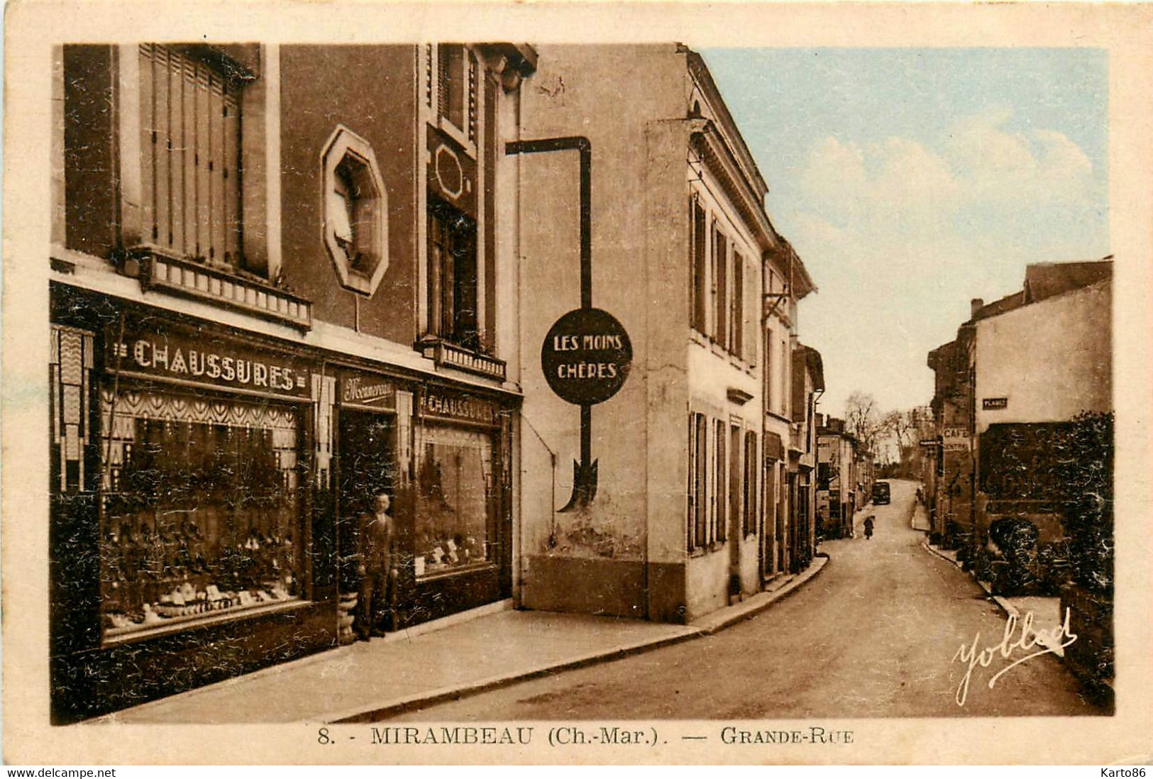 Mirambeau * Grande Rue Du Village * Commerce Magasin Chaussures - Mirambeau