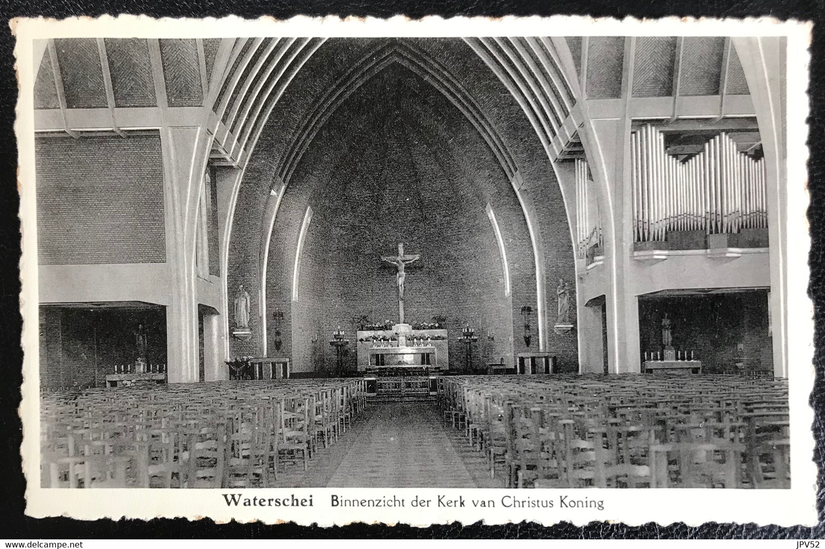 (5990) Genk - Waterschei - Binnenzicht Der Kerk Van Christus Koning - Genk