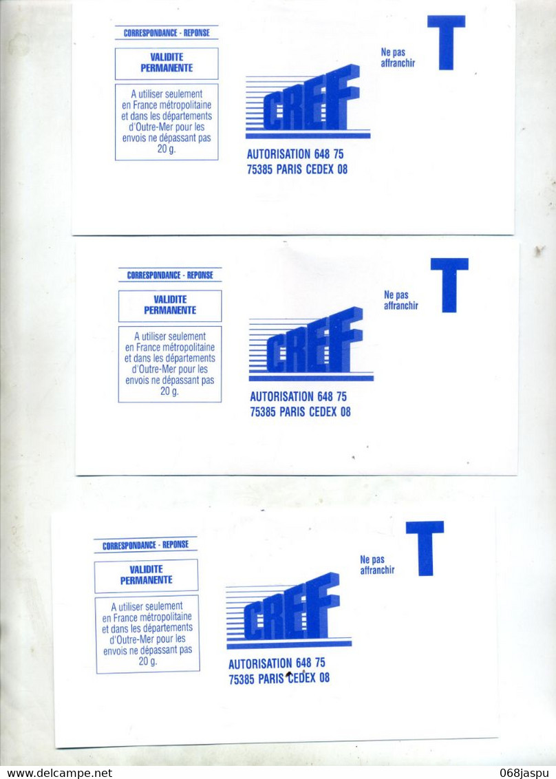 Enveloppe Reponse T CREF - Cartes/Enveloppes Réponse T