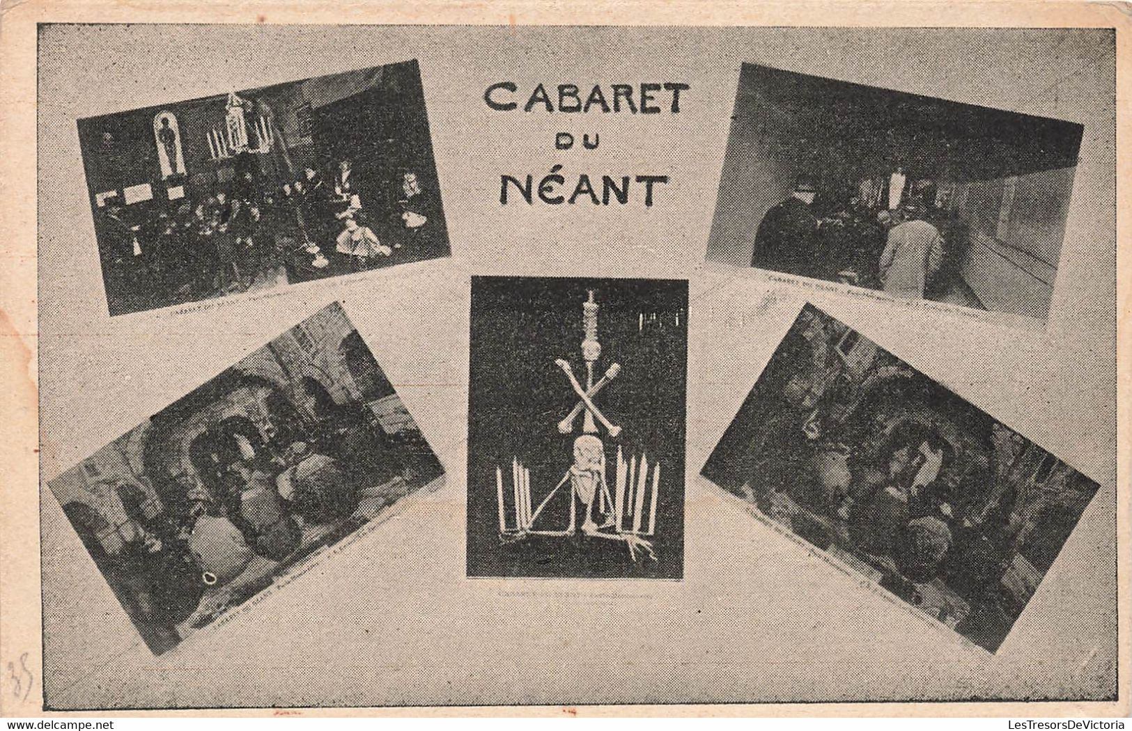 Carte Cabaret Du Néant - Paris - 14x9cm - Cafés, Hoteles, Restaurantes