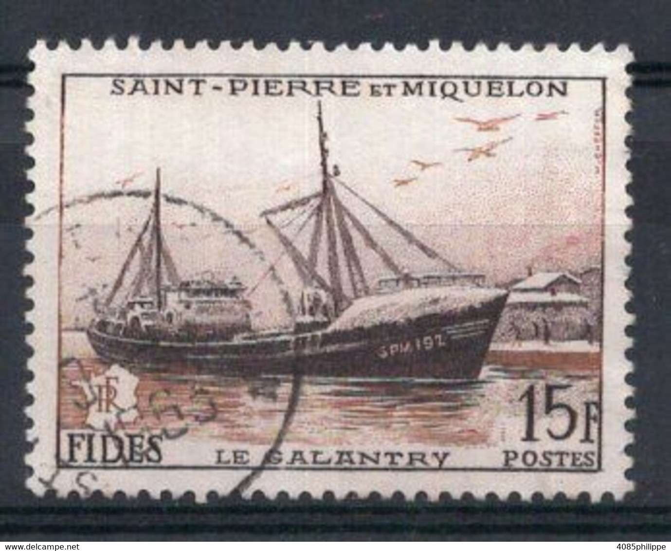 Saint PIERRE & MIQUELON Timbre Poste N°352 Oblitéré TB Cote 4.50€ - Used Stamps