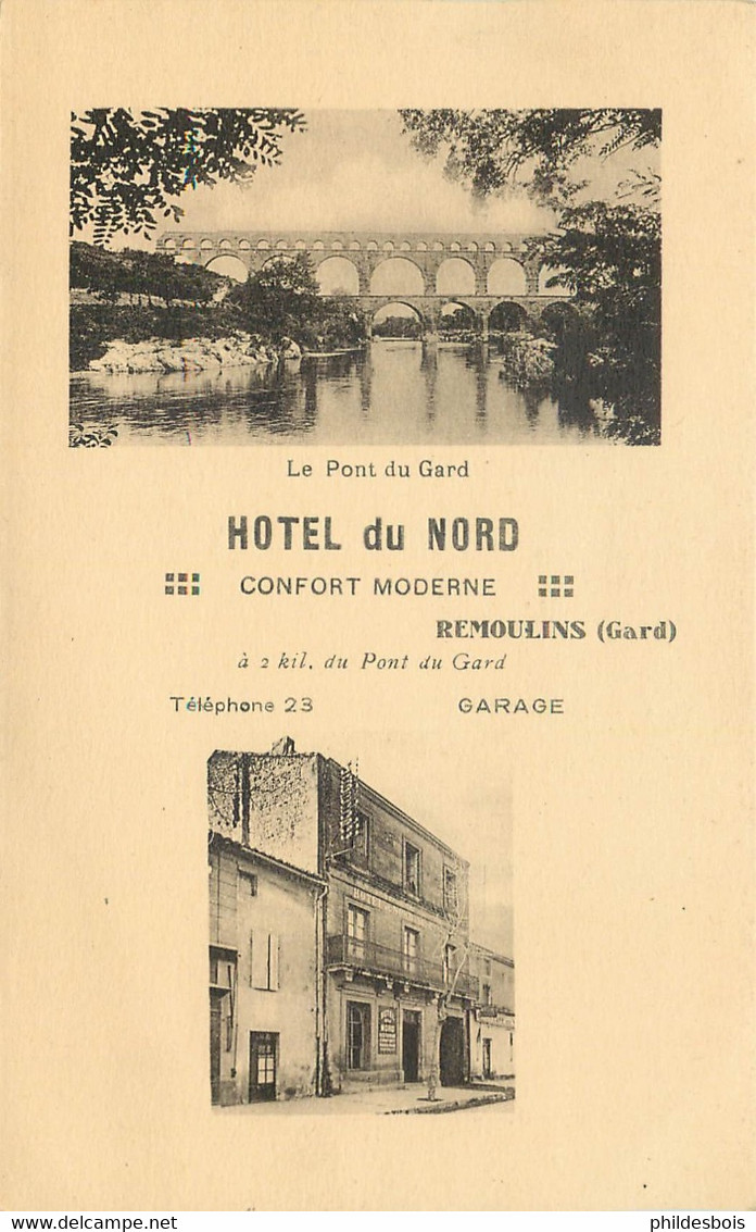 GARD  REMOULINS  Hotel Du Nord - Remoulins