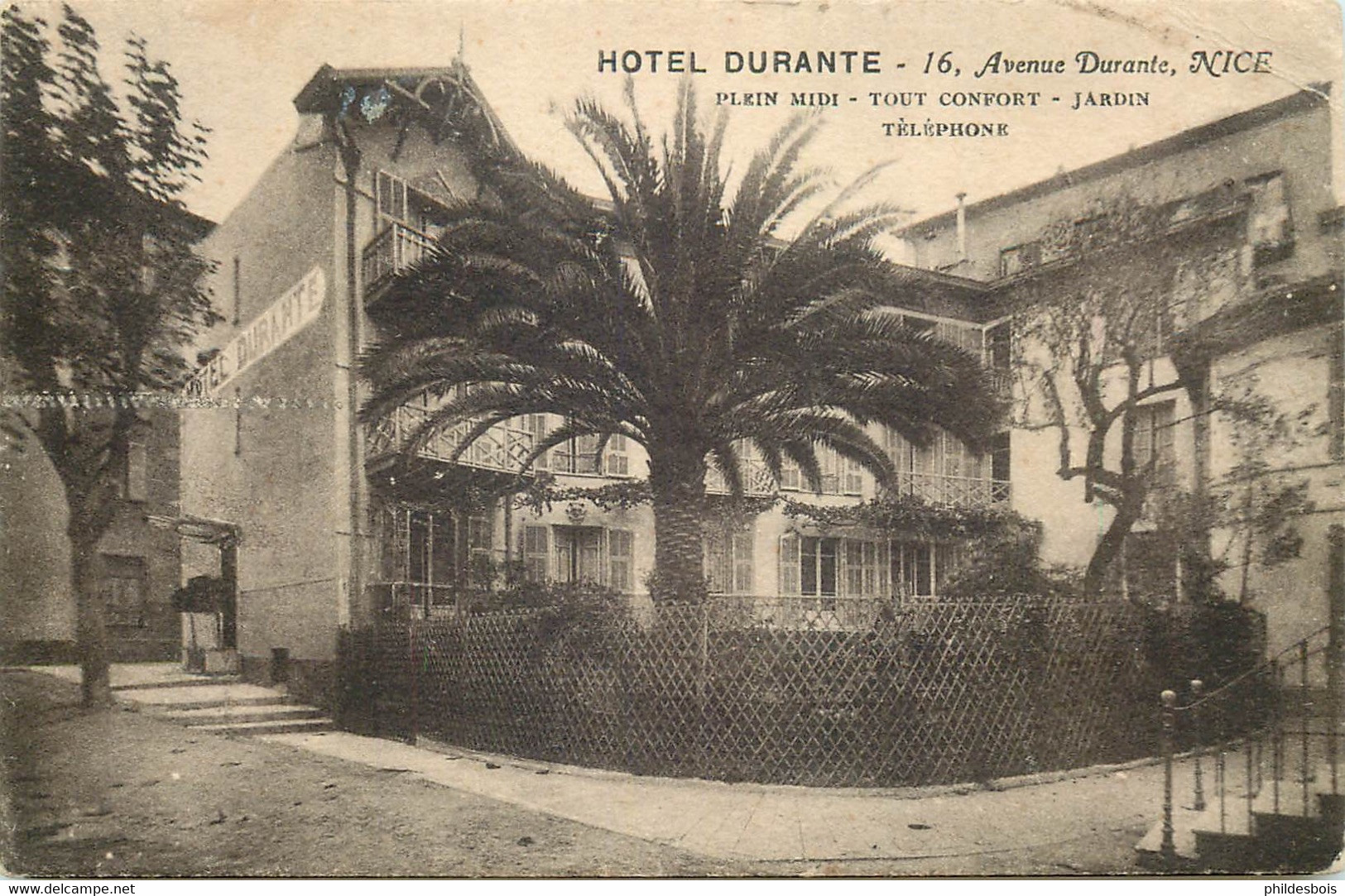ALPES MARITIMES  NICE Hotel DURANTE - Pubs, Hotels And Restaurants