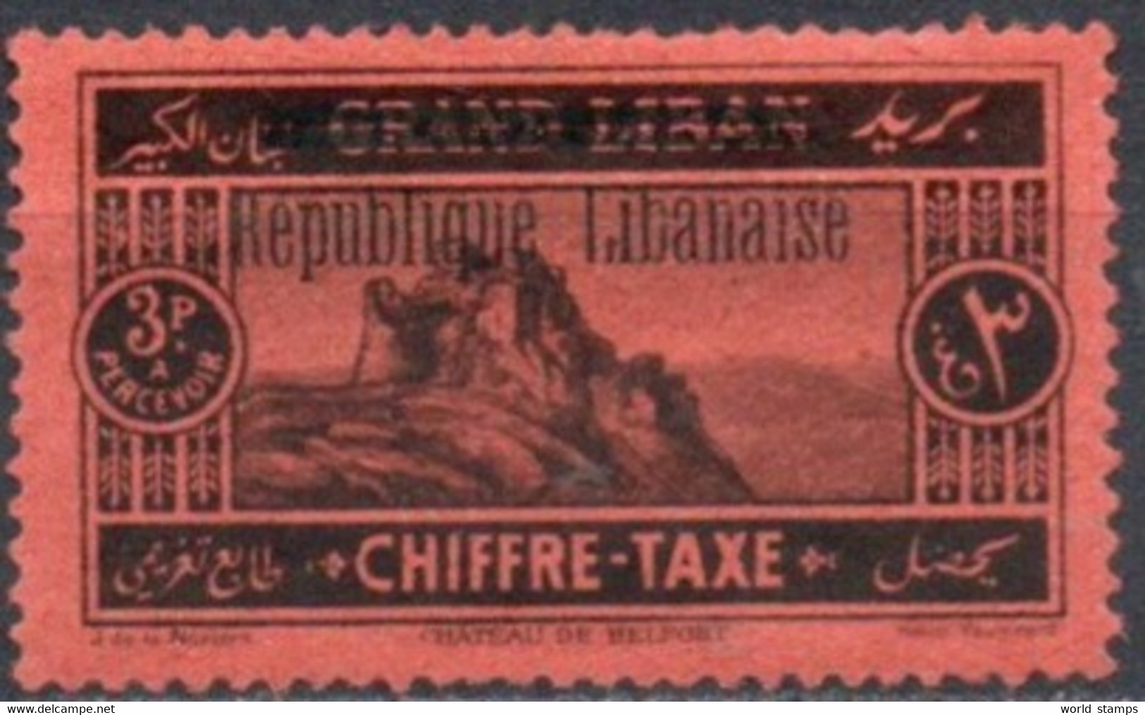 GRAND LIBAN 1927 * - Timbres-taxe