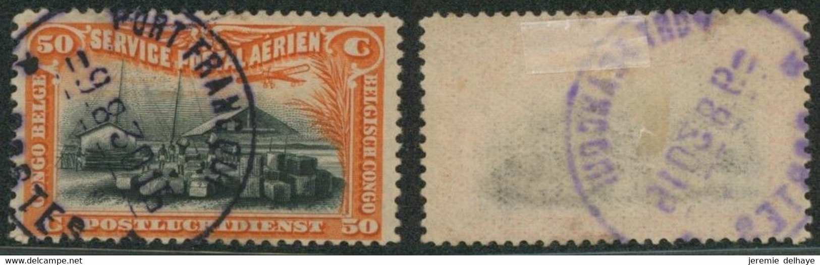 Congo Belge - PA1 Obl Simple Cercle "Port Francqui" - Gebraucht