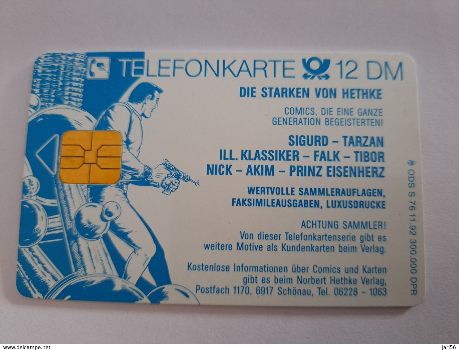 DUITSLAND/ GERMANY  CHIPCARD /COMIC/MARVEL SUPERHEROES /NICK  / 12DM  CARD / S76 MINT  CARD     **10650** - S-Series: Schalterserie Mit Fremdfirmenreklame