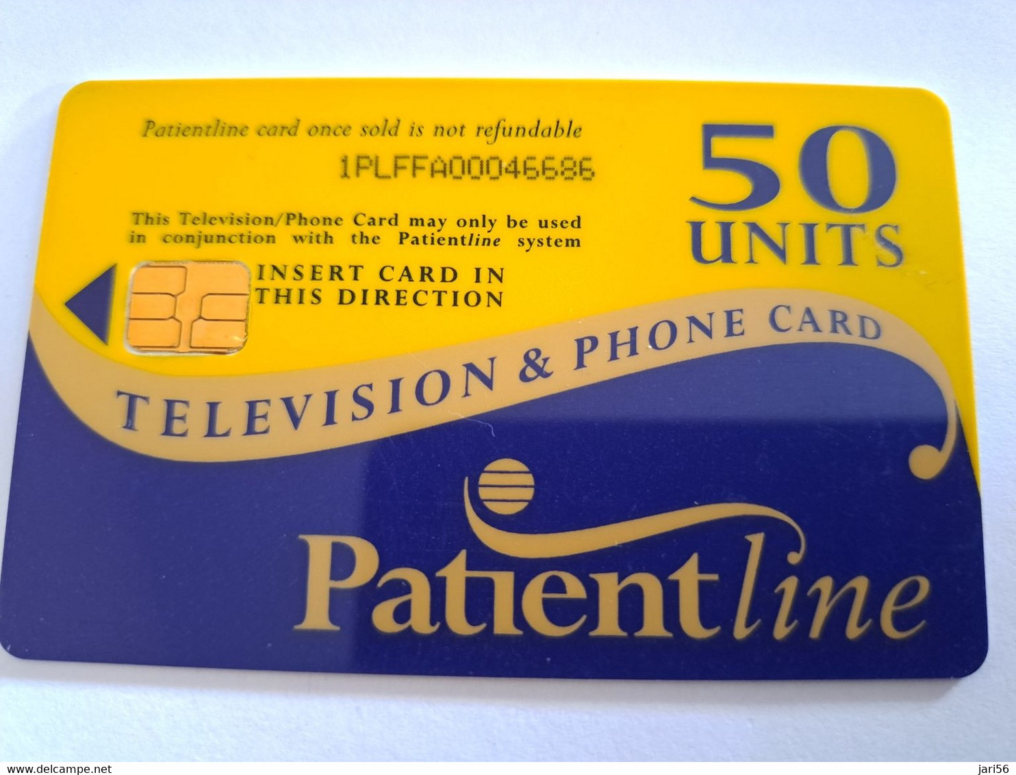 GREAT BRETAGNE CHIPCARDS / PATIENT LINE  CARDS /1x 50 UNITS 1X 100 UNITS   PERFECT  CONDITION/ USED      **10652** - BT Generales