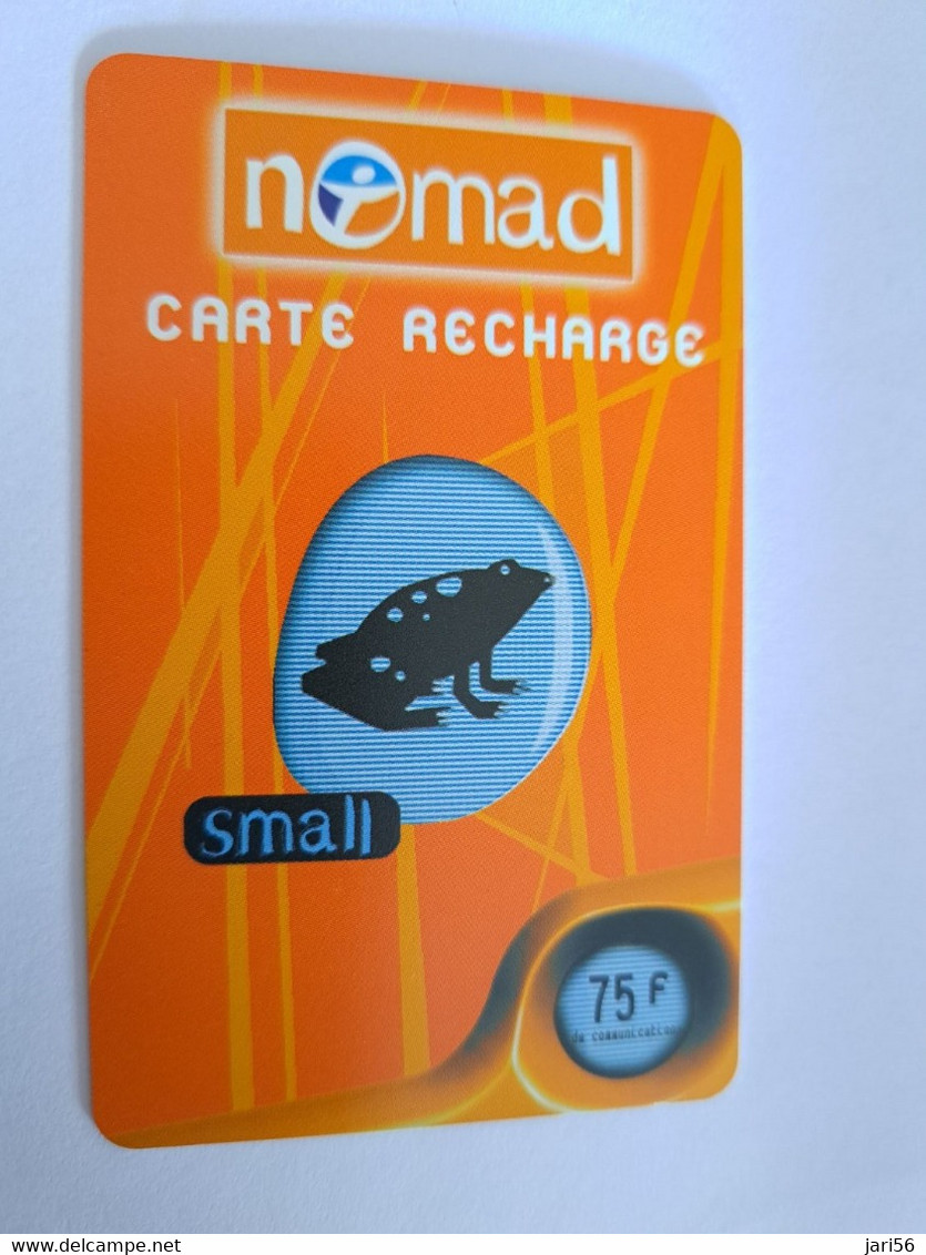 FRANCE/FRANKRIJK  NOMAD CARTE  SMALL FROG   75FR  PREPAID  USED    ** 10654** - Mobicartes (GSM/SIM)