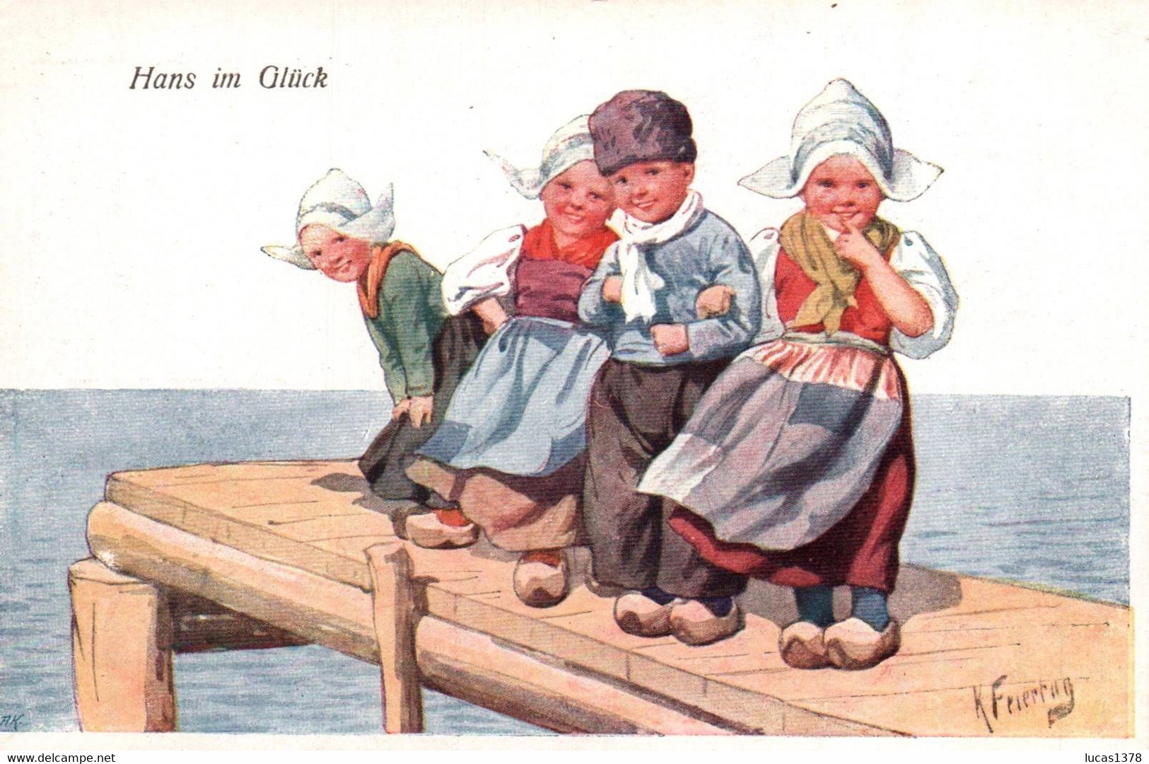 TRES JOLIE CARTE ILLUSTRATEUR / HANS IM GLUCK /  FEIERTAG - Feiertag, Karl