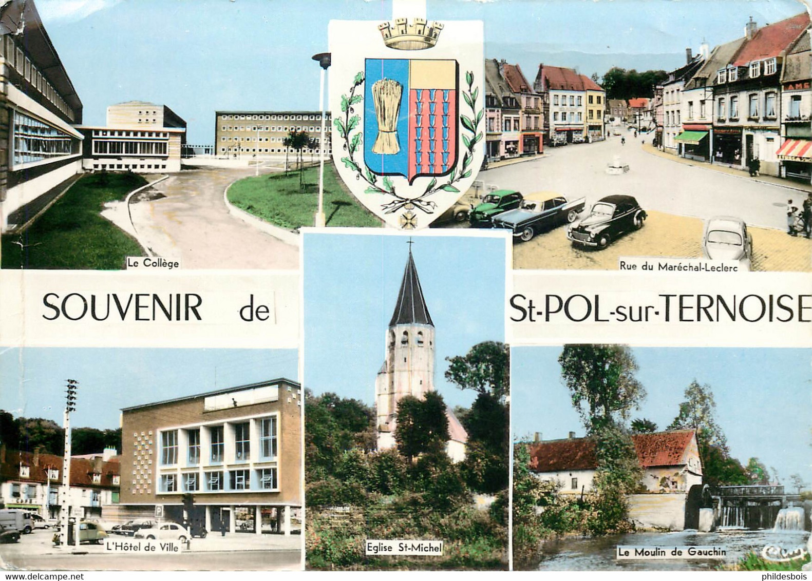 PAS DE CALAIS  SAINT POL SUR TERNOISE  Souvenir De ...( Cpsm ) - Saint Pol Sur Ternoise