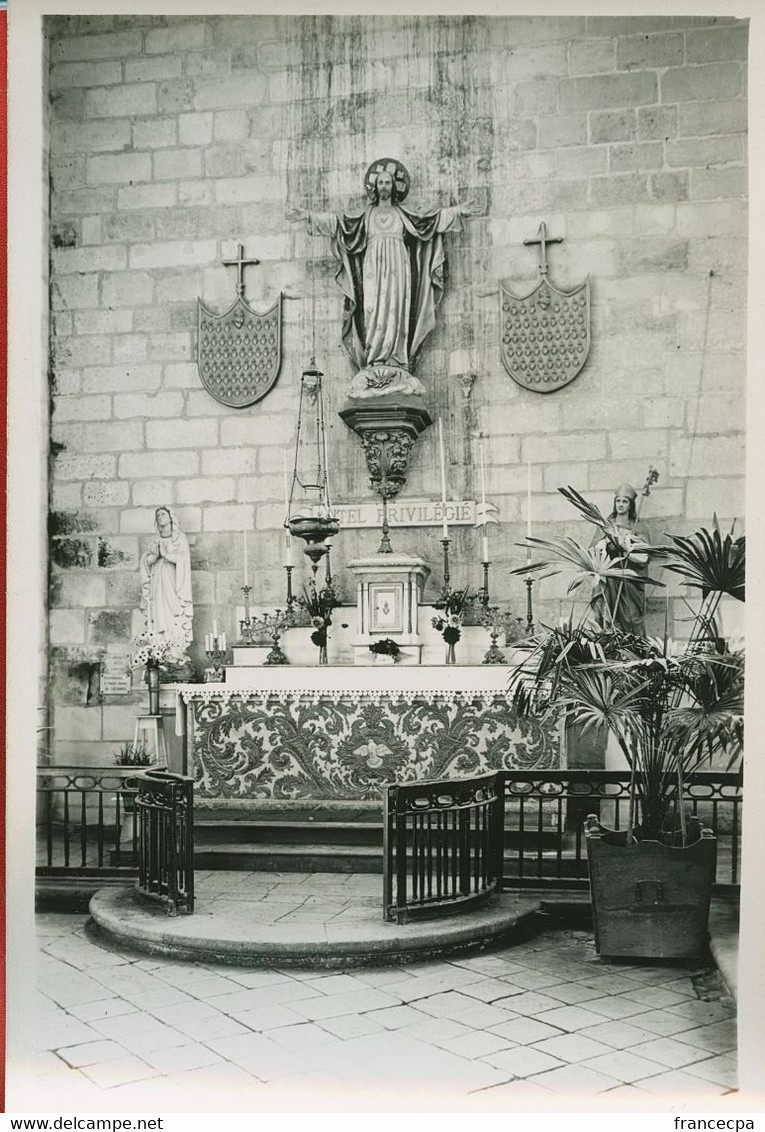 79-415 - DEUX SEVRES - CELLE SUR BELLE - L'Eglise - Chapelle Du Sacré Cœur - Carte Photo De Maurice Couvrat - Celles-sur-Belle