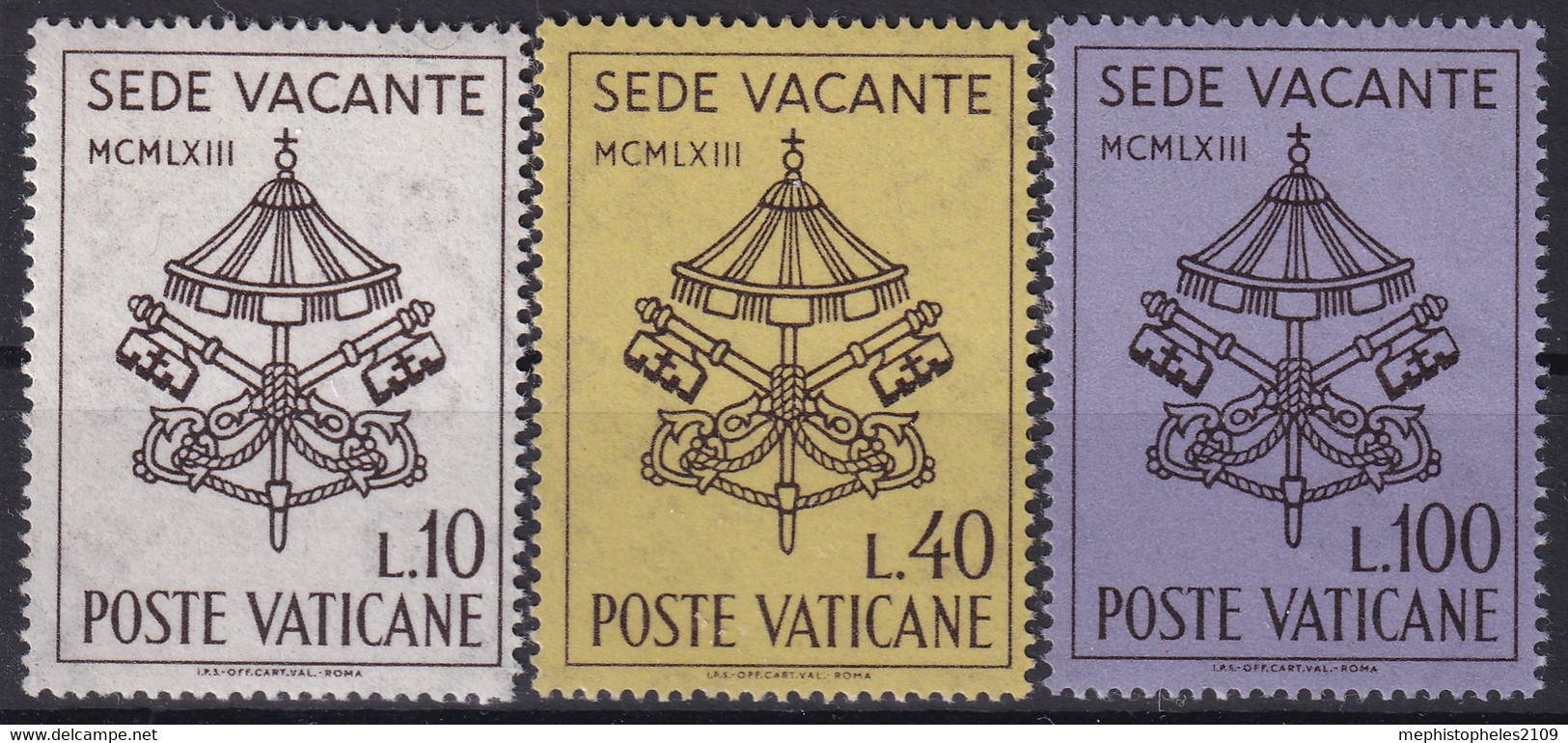 VATICANE 1963 - MNH - Mi 429-431 - Nuovi