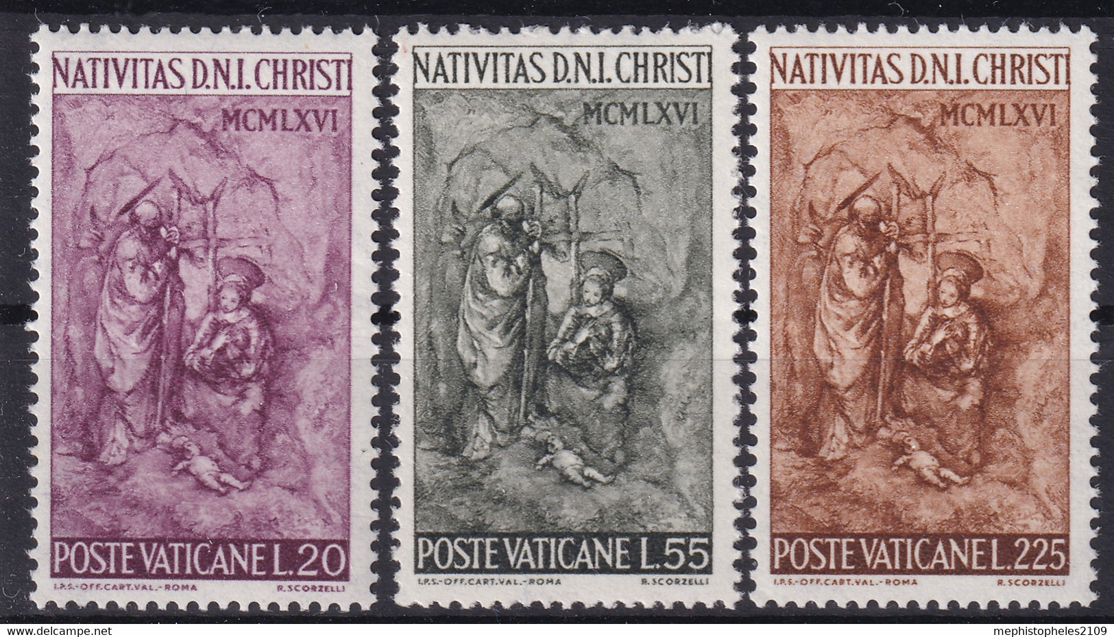 VATICANE 1966 - MNH - Mi 514-516 - Unused Stamps