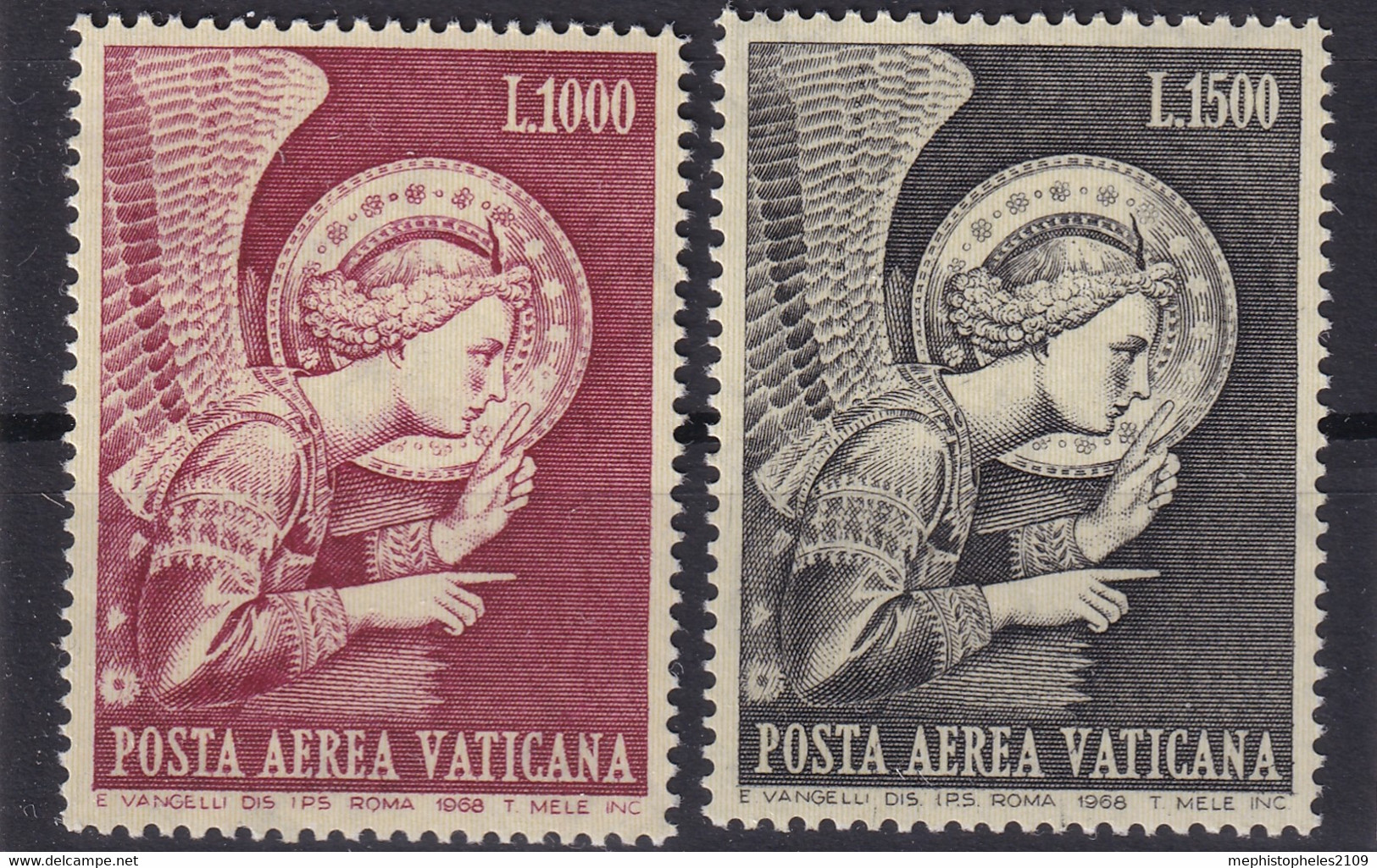 VATICANE 1968 - MNH - Mi 536, 537 - Nuovi