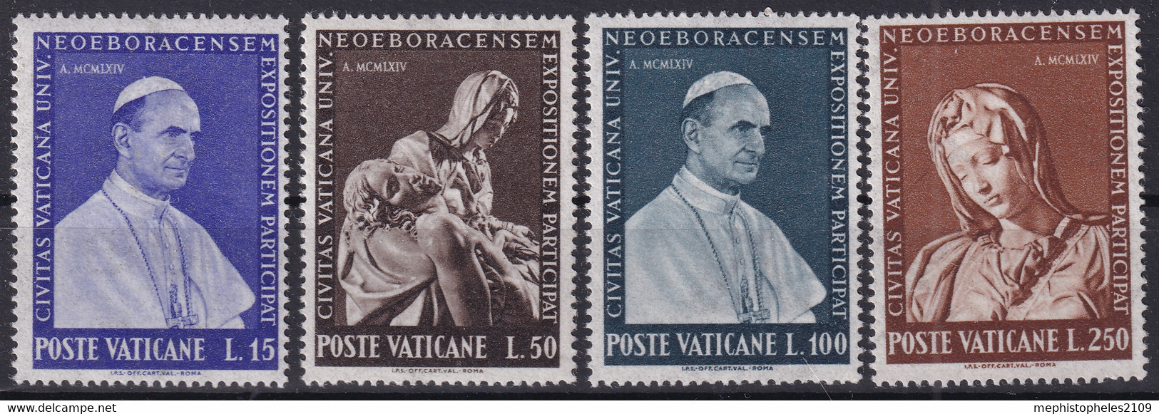VATICANE 1964 - MNH - Mi 450-453 - Unused Stamps