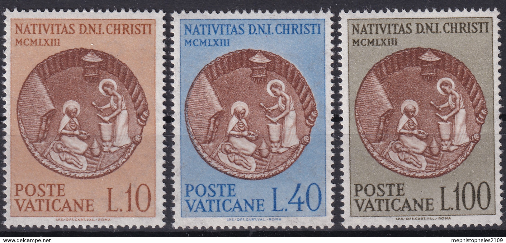 VATICANE 1963 - MNH - Mi 439-441 - Unused Stamps