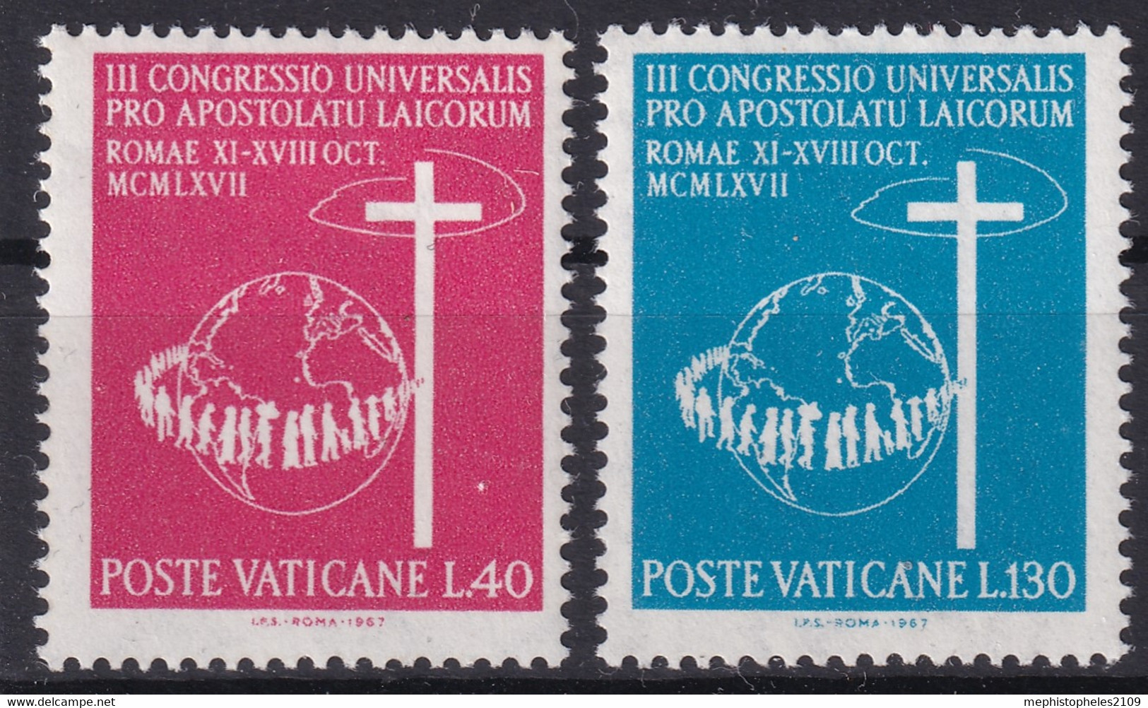 VATICANE 1967 - MNH - Mi 531. 532 - Nuovi