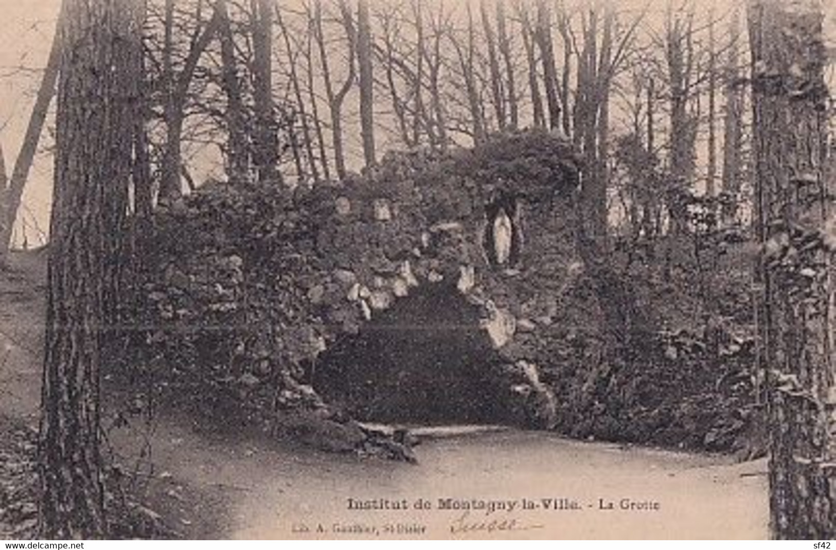 INSTITUT DE MONTAGNY LA VILLE                 LA GROTTE - Montagny