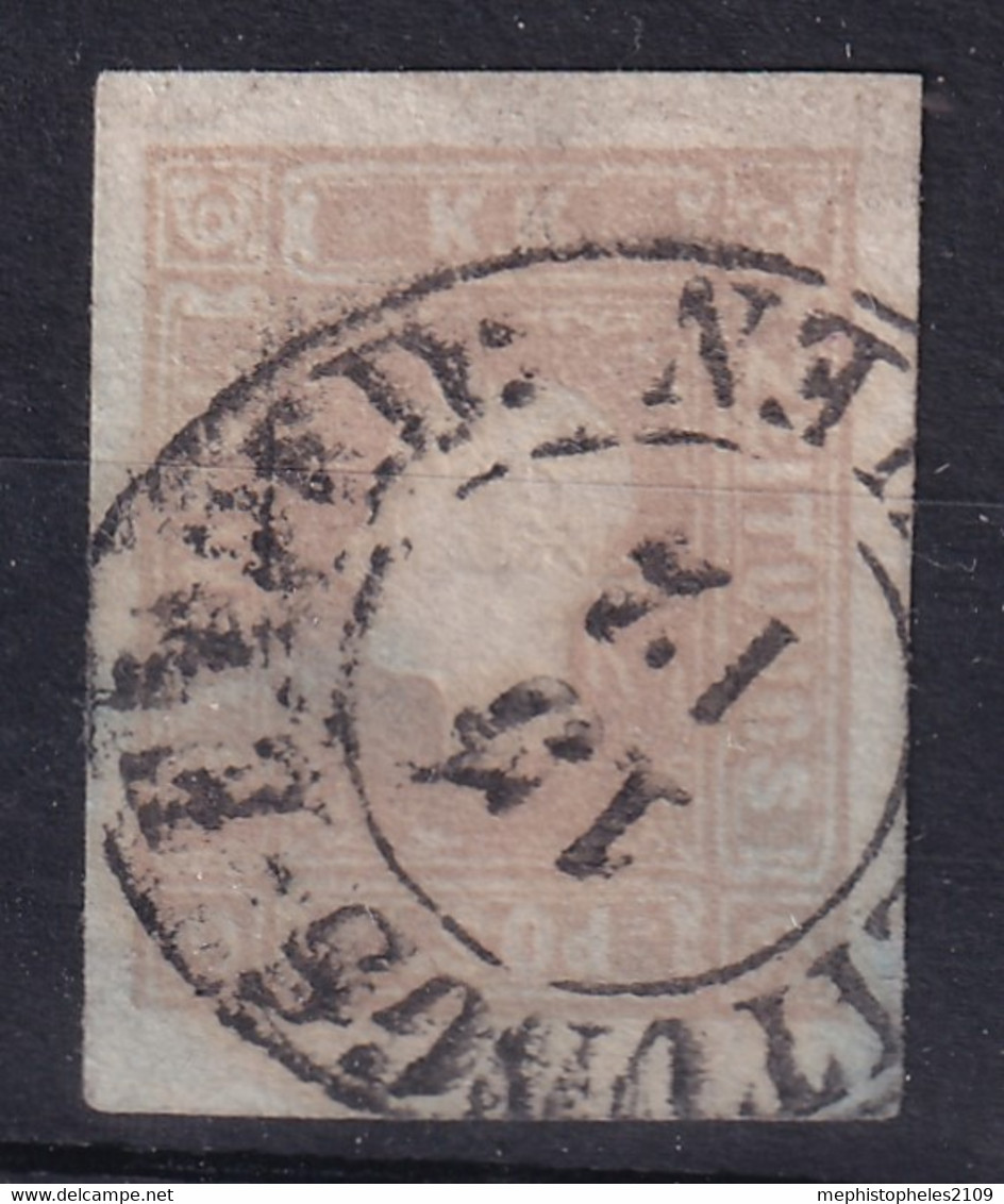 AUSTRIA 1858 - Canceled - ANK 17 - Zeitungsmarke - Gebraucht