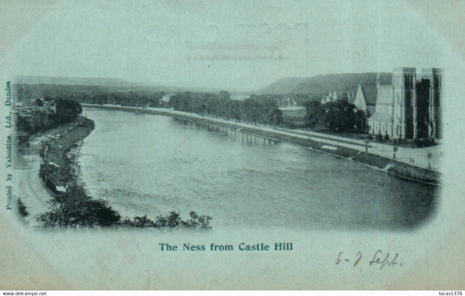 THE NESS FROM CASTLE HILL  / RARE PRECURSEUR / TTBE - Inverness-shire