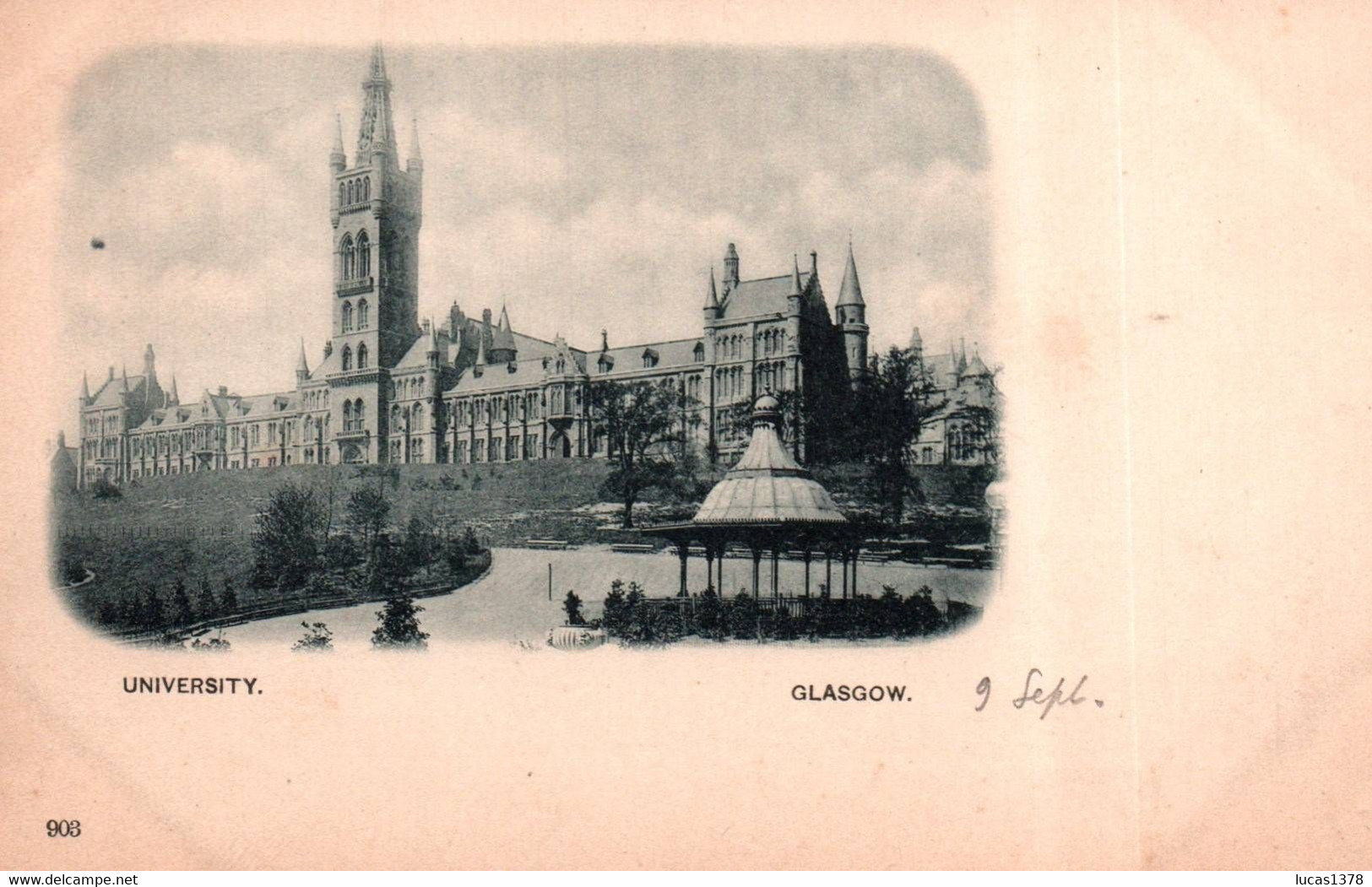 GLASGOW / UNIVERSITY /  RARE PRECURSEUR / - Lanarkshire / Glasgow