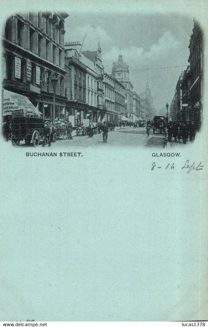 GLASGOW / BUCHANAN STREET / RARE PRECURSEUR / TBE - Lanarkshire / Glasgow