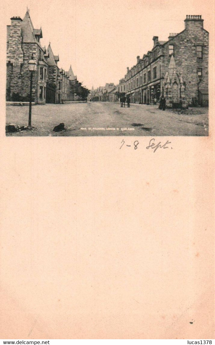 ECOSSE : Main St.looking Up, Pitlochry  / RARE PRECURSEUR / TBE - Perthshire