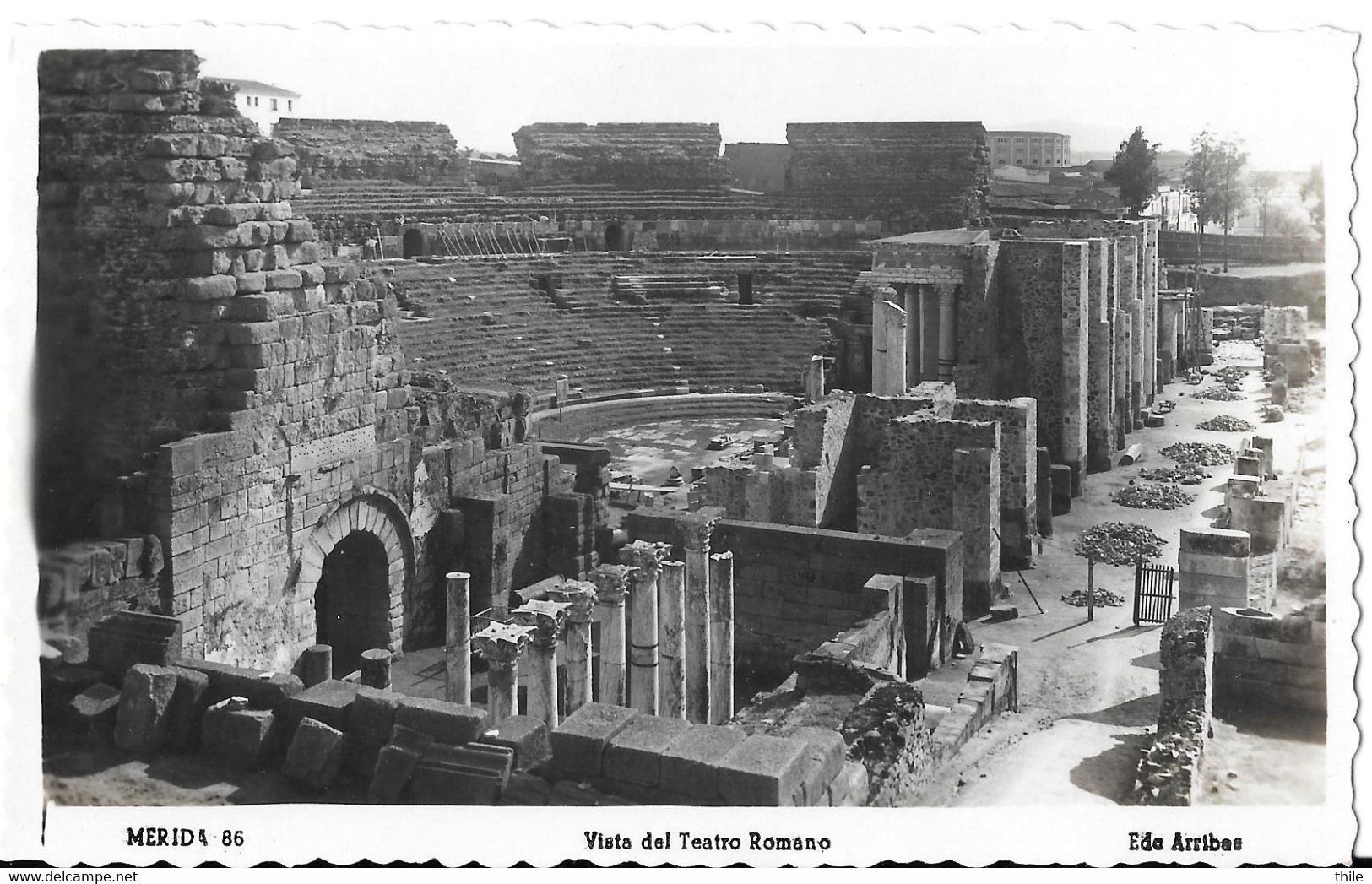 MERIDA - Vista Del Teatro Romano - Mérida