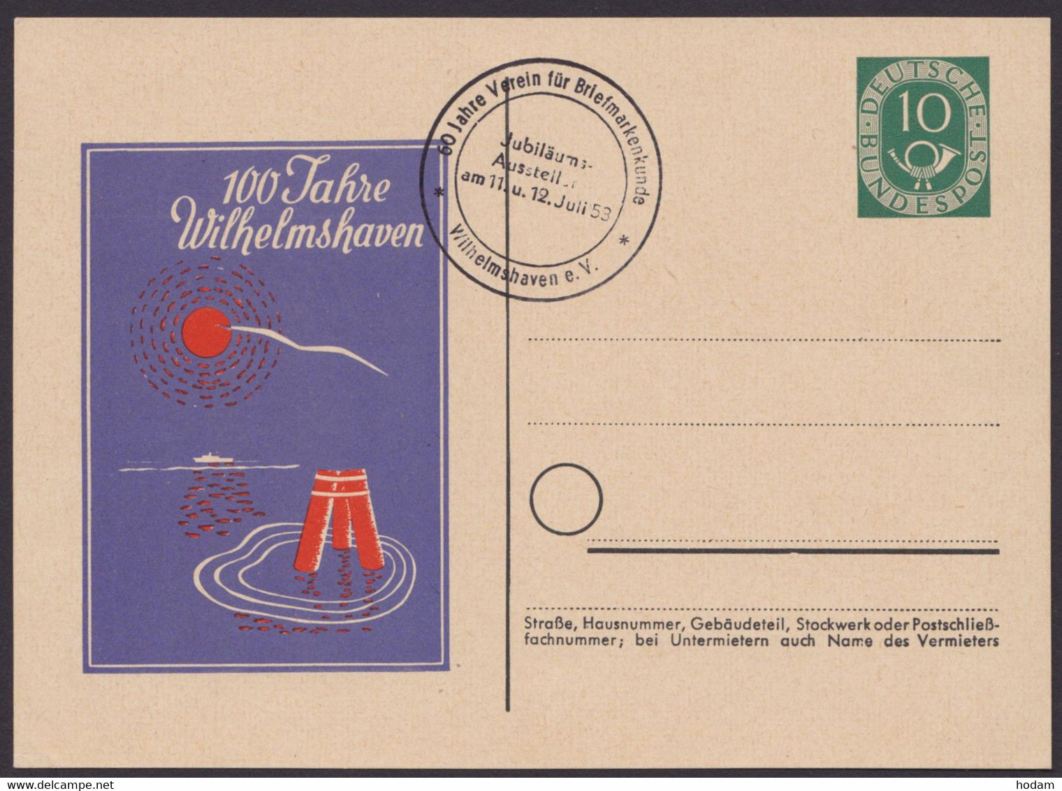 PP 3 B 2/02 "100 Jahre Wilhelmshaven", Ungebraucht - Privatpostkarten - Ungebraucht