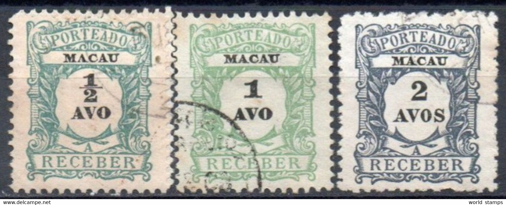 MACAO 1904 O - Timbres-taxe