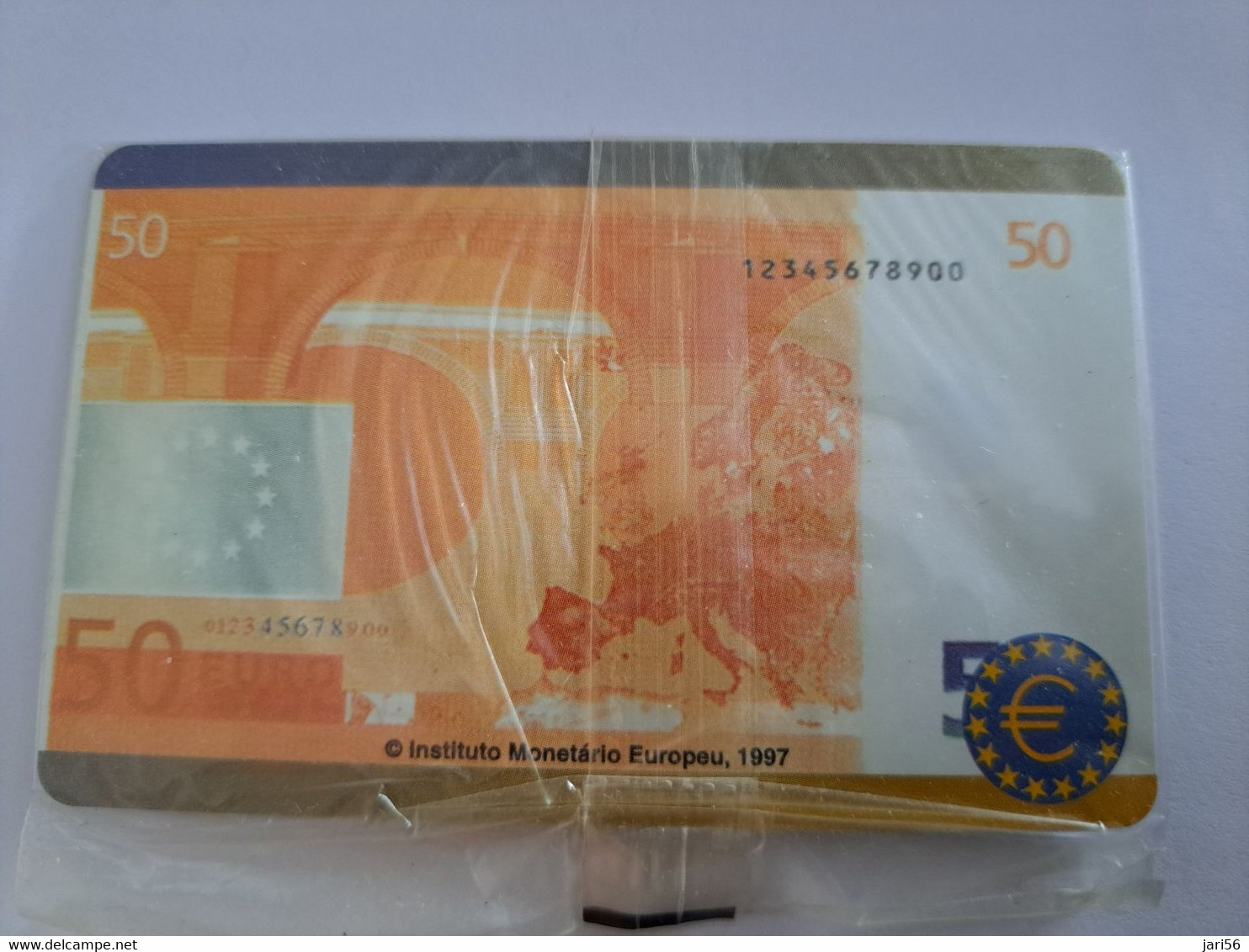 PORTUGAL   CHIPCARD 20 UNITS / BANKNOTE 50 EURO /      MINT IN WRAPPER      **10691** - Portugal
