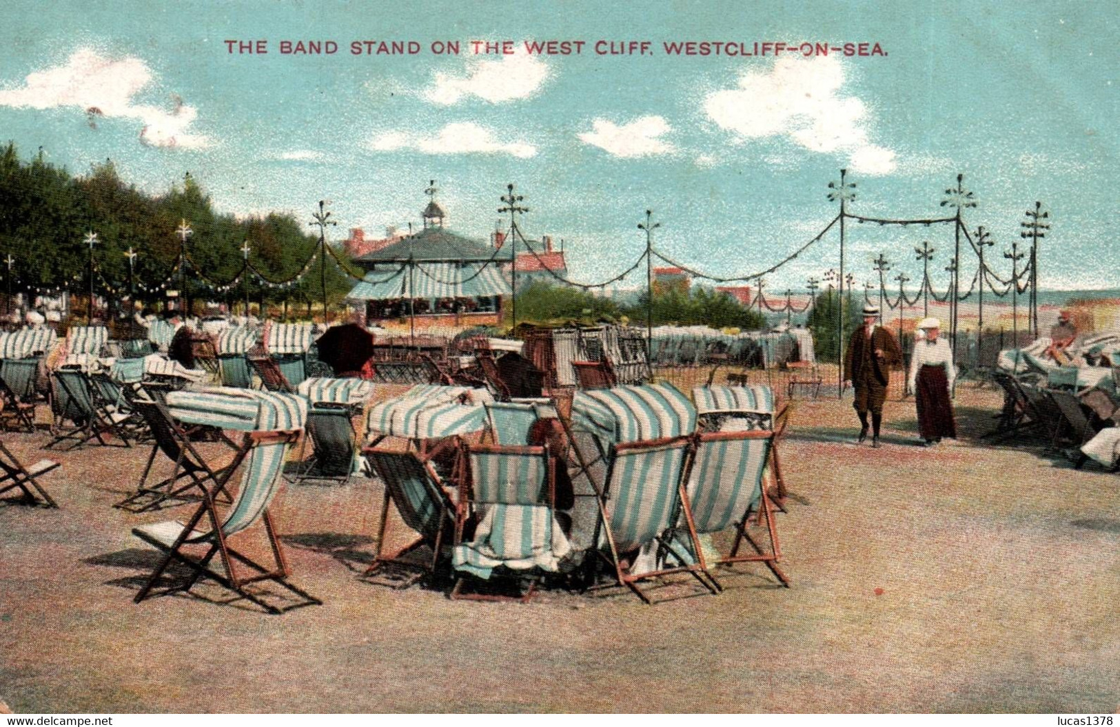 WESTCLIFF ON SEA / THE BAND STAND ON THE WESTCLIFF / NICE  CARD - Southend, Westcliff & Leigh