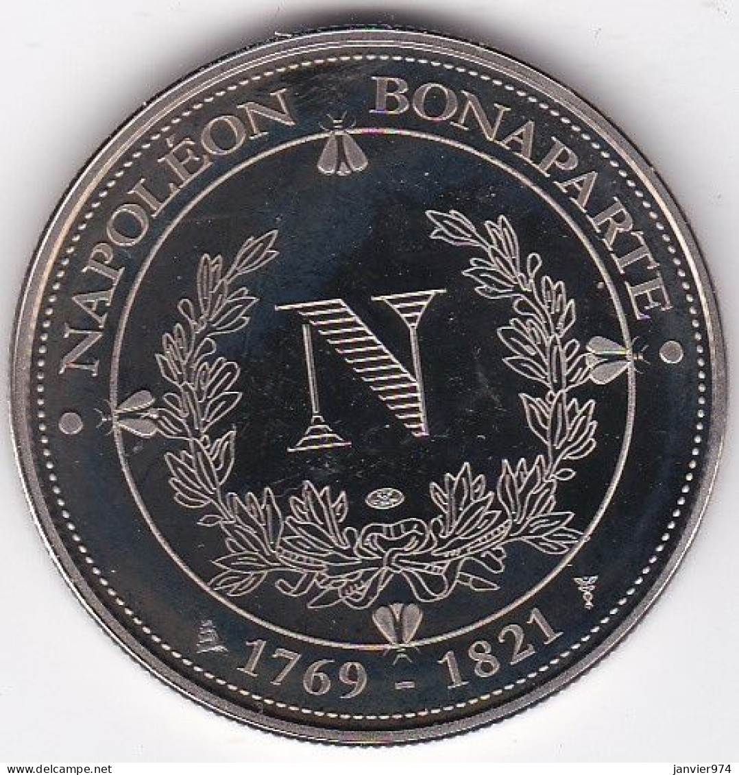 Medaille, De Consul à Empereur 1799 - 1809, Napoléon Bonaparte - En Copper Nickel FDC - Professionnels / De Société