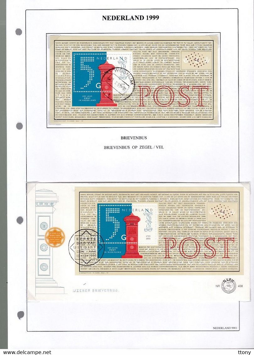 Un lot  Pays -Bas   Nederland  FDC   année 2008 - 2007 - 2005 - 2004 - 2003 - 2002 - 1999 -1998 - 1997 - 1996 - 1995