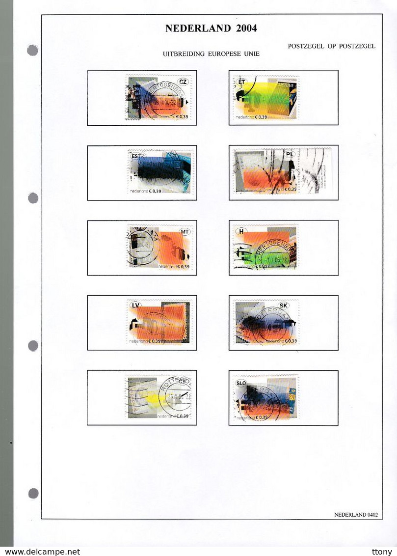 Un lot  Pays -Bas   Nederland  FDC   année 2008 - 2007 - 2005 - 2004 - 2003 - 2002 - 1999 -1998 - 1997 - 1996 - 1995