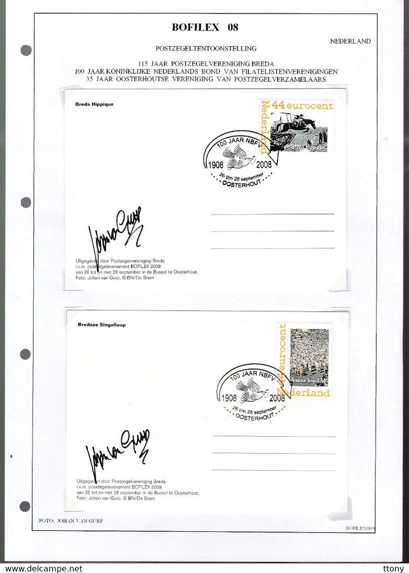 Un lot  Pays -Bas   Nederland  FDC   année 2008 - 2007 - 2005 - 2004 - 2003 - 2002 - 1999 -1998 - 1997 - 1996 - 1995