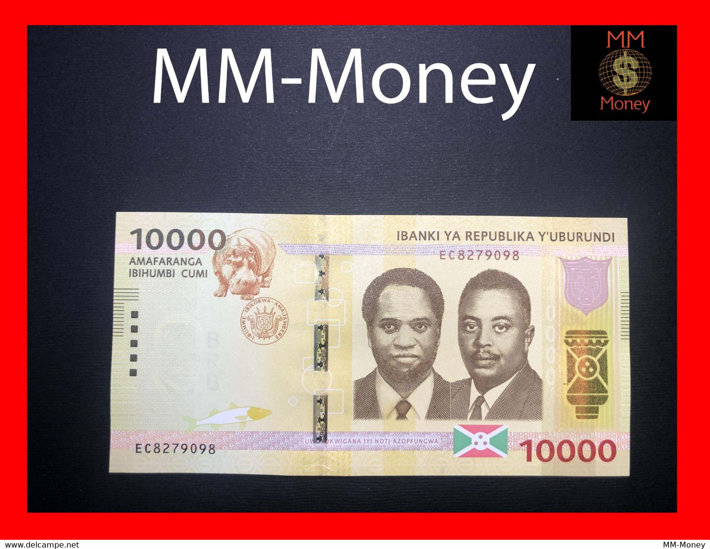 BURUNDI  10.000  10000 Francs 15.1.2015   P. 54     UNC - Burundi