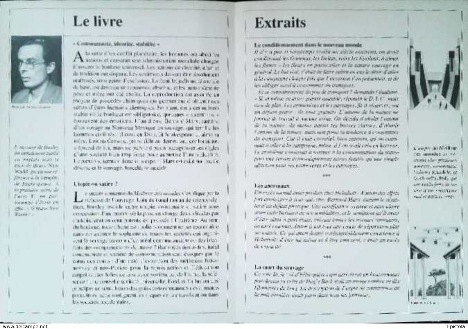 ►   Fiche   Litterature   Aldous Huxley Le Meilleur Des Mondes - Learning Cards