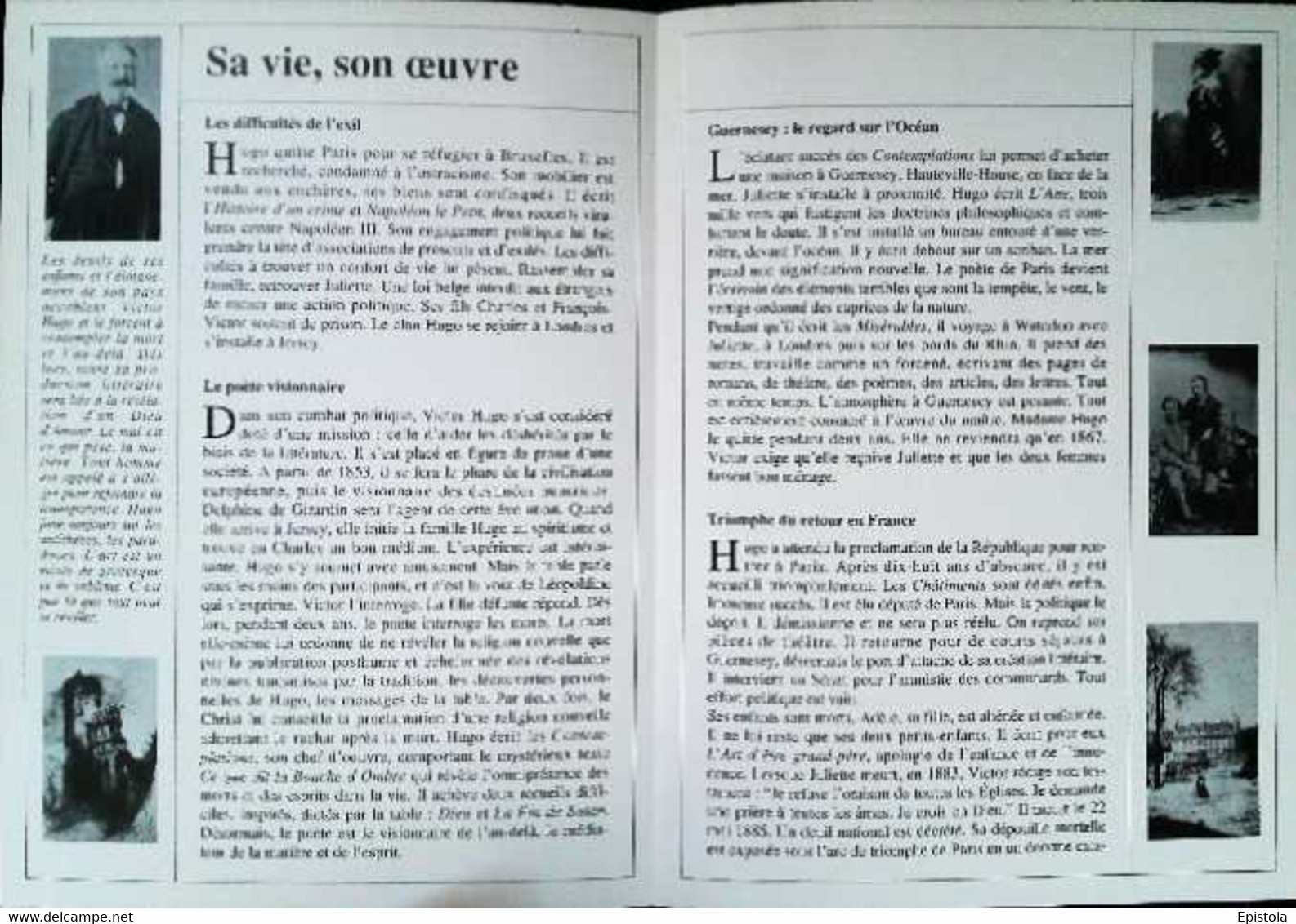 ►   Fiche   Litterature   Victor Hugo - Learning Cards