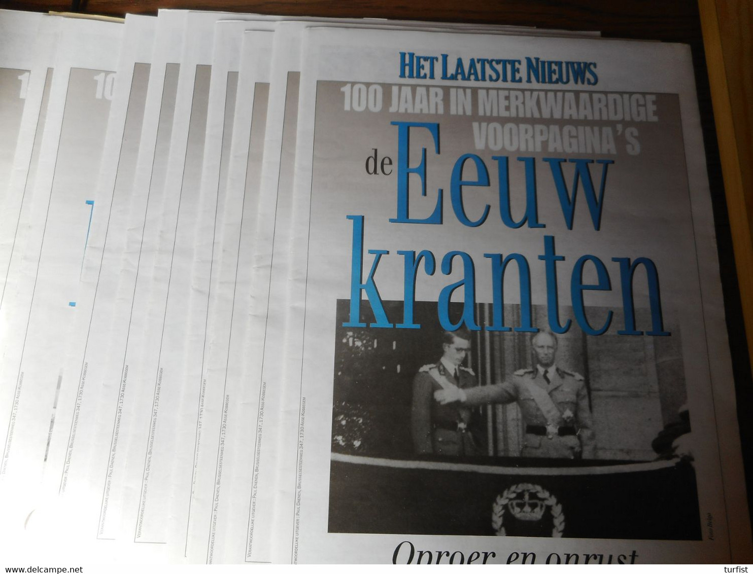 HLN 100 JAAR IN MERKWAARDIGE VOORPAGINAS 10 AFLEVERINGEN COMPLEET - Algemene Informatie