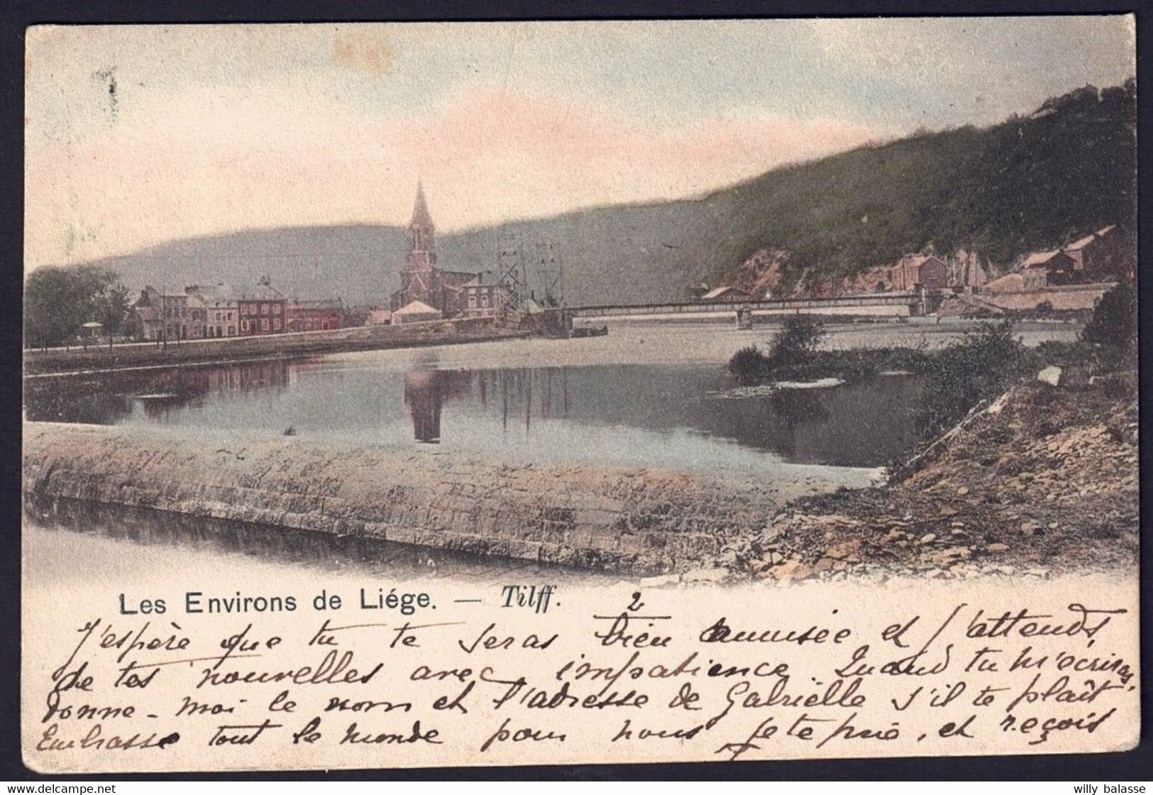 +++ CPA - Environs De Liège - TILFF - Carte Colorisée   // - Esneux